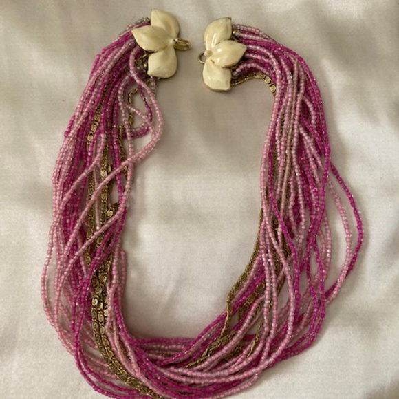 1940's Sandor Multi Strand Bead Necklace - Picture 4 of 12